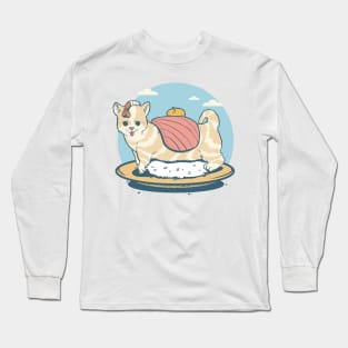 sushi cat Long Sleeve T-Shirt